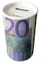Elektronische Spardose mit Zähler Motiv 20 Euro